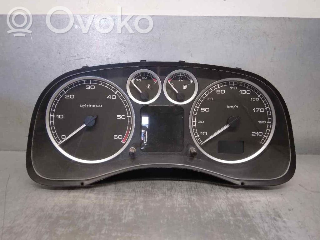 Peugeot 307 Vitezometru (grup de instrumente) 