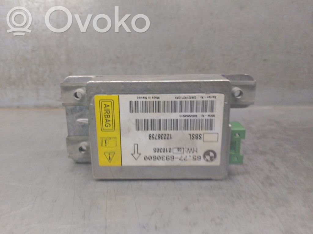 Unidad de control/módulo del Airbag   65776930600,SBSL12236759