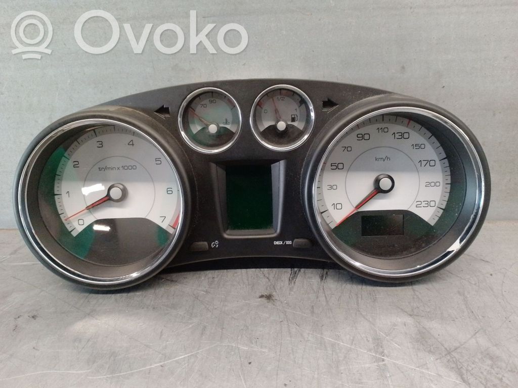 Peugeot 308 Tachimetro (quadro strumenti) 