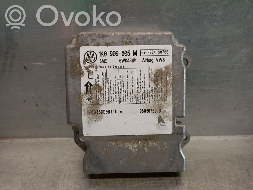 Skoda Octavia Mk2 (1Z) Unitate/modul de comandă airbaguri 