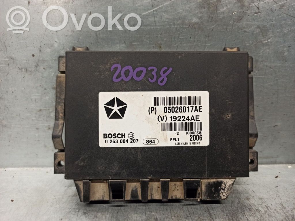 Autres unités de commande / modules   05026017AE,0263004207,BOSCH