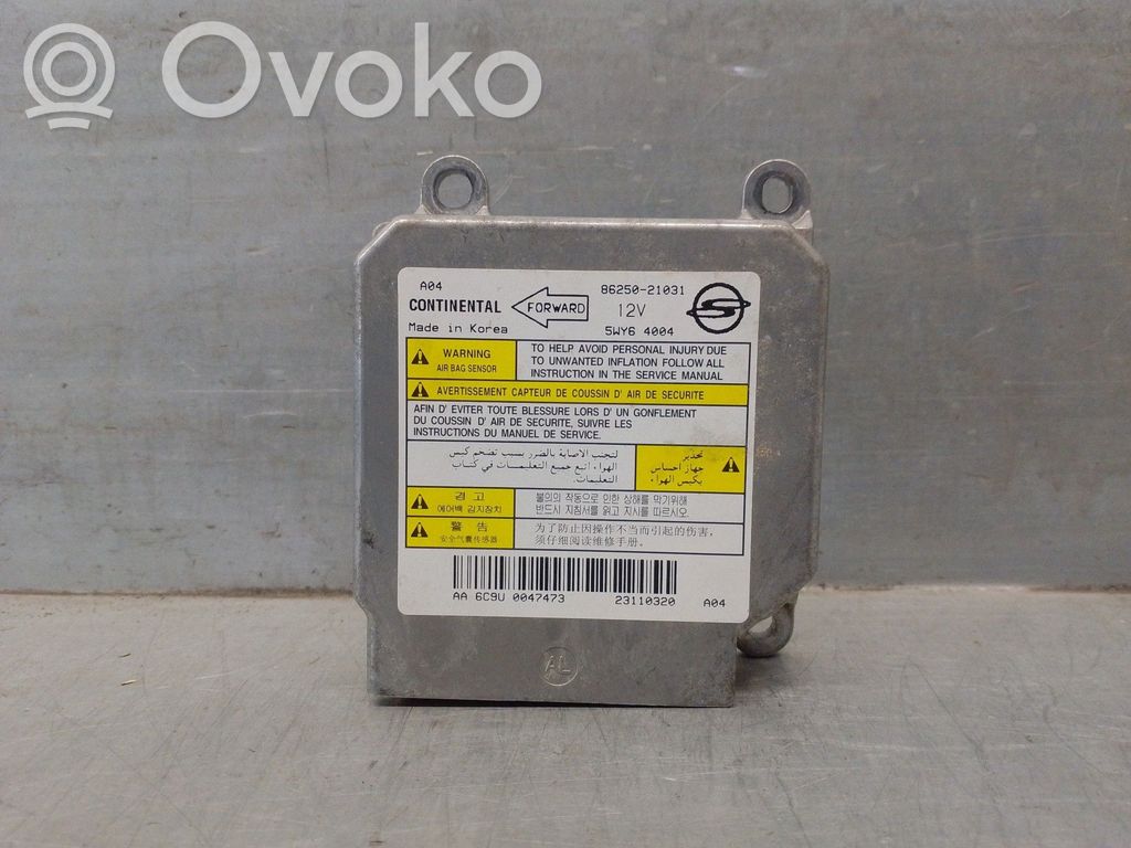 SsangYong Rodius Unitate/modul de comandă airbaguri 