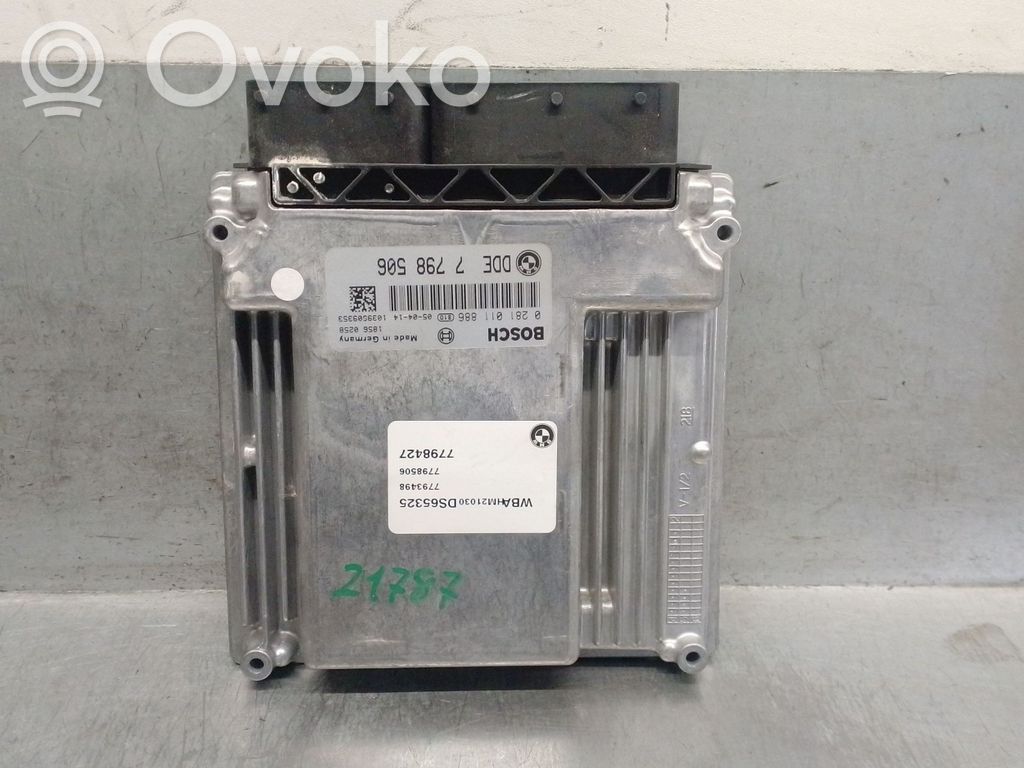 BMW 7 E65 E66 Unitate/modul de control motor 