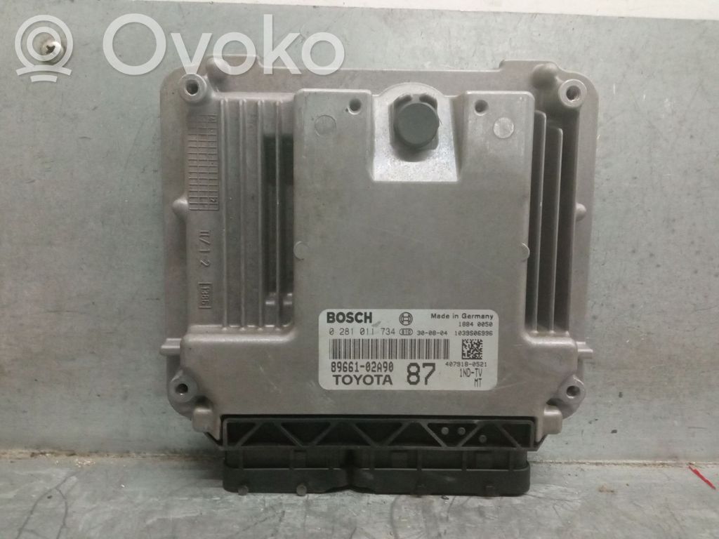 Toyota Corolla E120 E130 Centralina/modulo del motore 