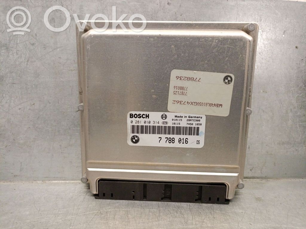 Engine control unit/module   7788016,0281010314BOSCH