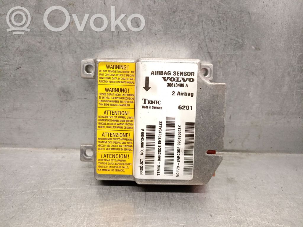 Volvo S40, V40 Module de contrôle airbag 