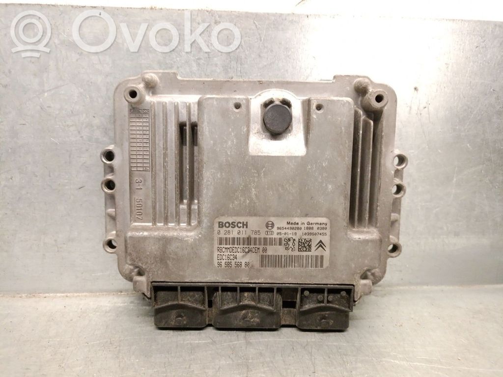 Engine control unit/module   9658556880,0281011785BOSCH
