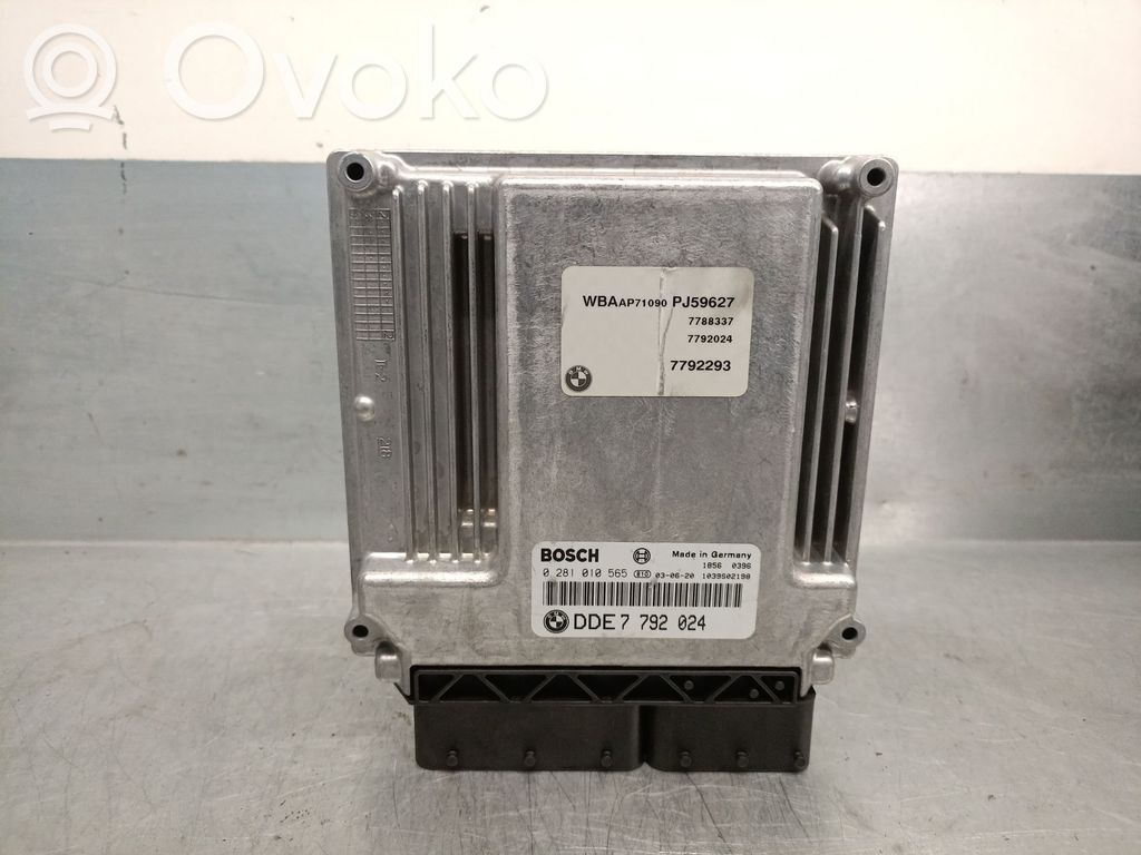 Engine control unit/module   7792024,0281010565BOSCH
