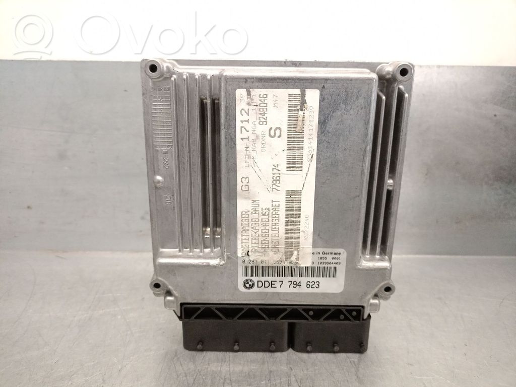 Engine control unit/module   DDE7794623,0281011863BOSCH