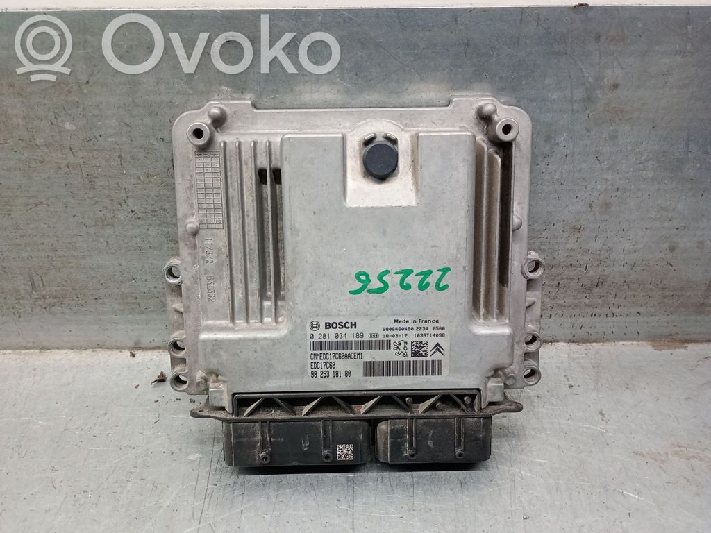 Citroen C4 SpaceTourer Unitate/modul de control motor 