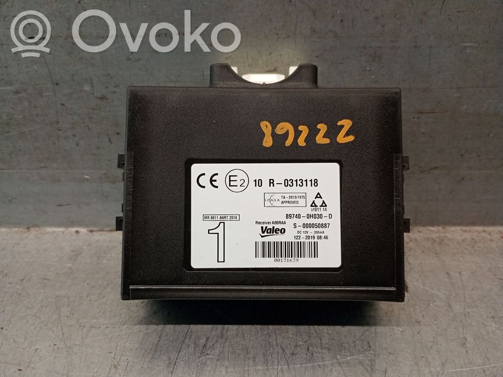 Autres unités de commande / modules   897400H030D,S000050887VALEO