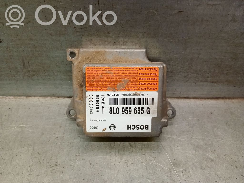 Sterownik / Moduł Airbag   8L0959655G,8L0959655G,0285001352BOSCH