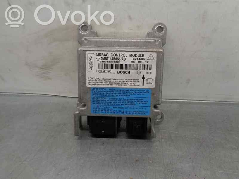 Module de contrôle airbag   4M5T14B056AD,0285001551,BOSCH