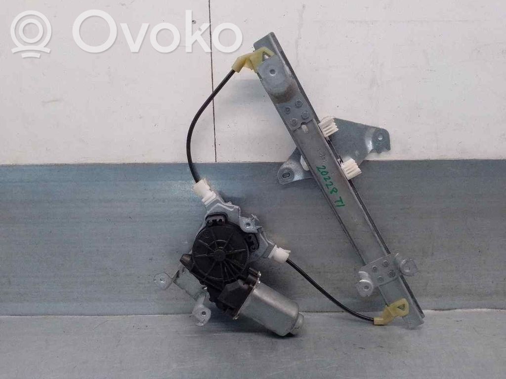 Nissan Qashqai Meccanismo di sollevamento del finestrino posteriore senza motorino