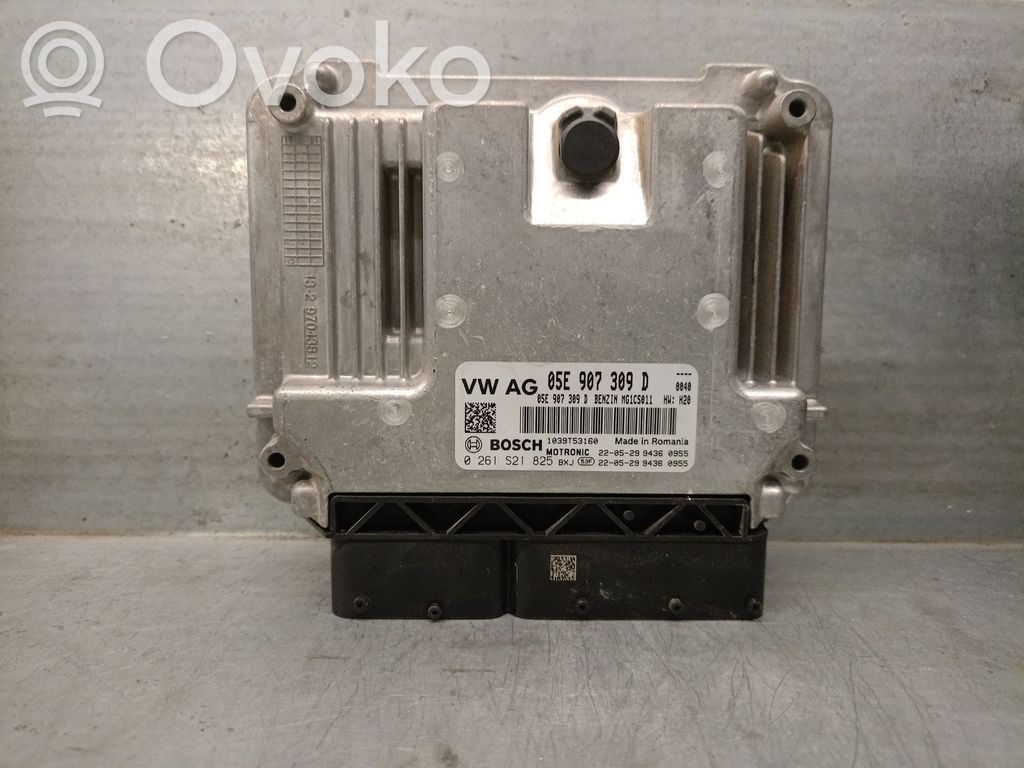 Unidad de control/módulo del motor   05E907309D,0261S21825BOSCH