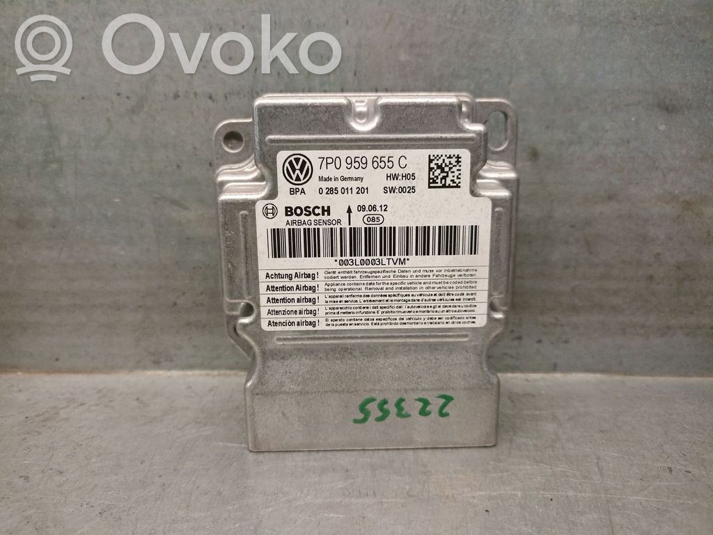 Porsche Cayenne (92A) Unitate/modul de comandă airbaguri 