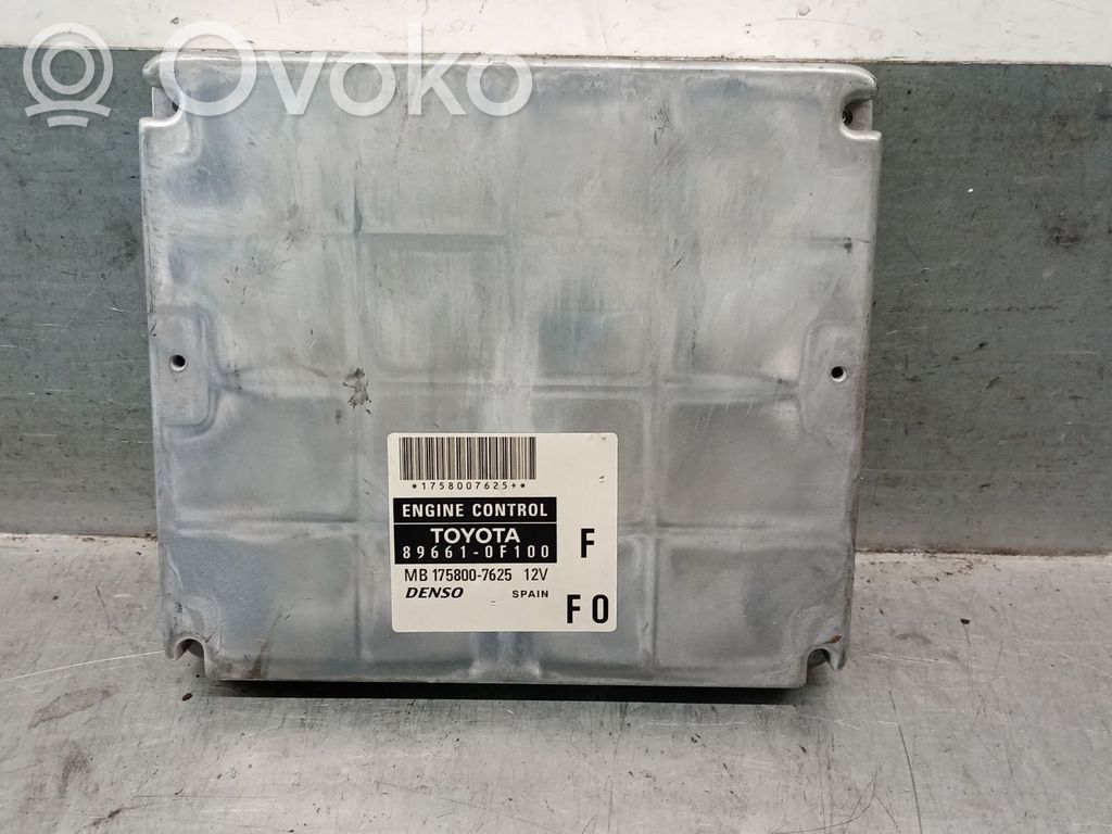 Toyota Corolla Verso E121 Unitate/modul de control motor 