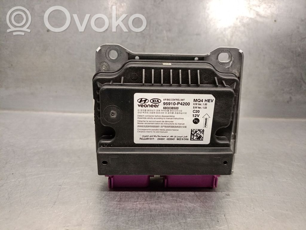 Sterownik / Moduł Airbag   95910P4200,680038500VEONEER