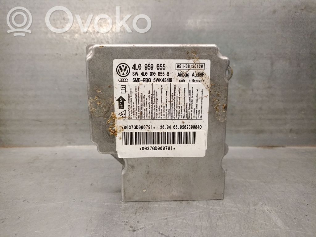 Turvatyynyn ohjainlaite/moduuli   4L0959655,5WK43419
