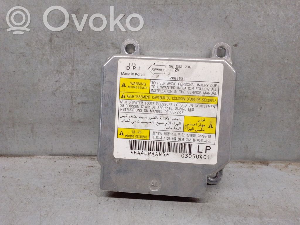 Daewoo Matiz Airbag control unit/module 
