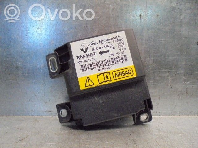 Dacia Sandero Airbag control unit/module 