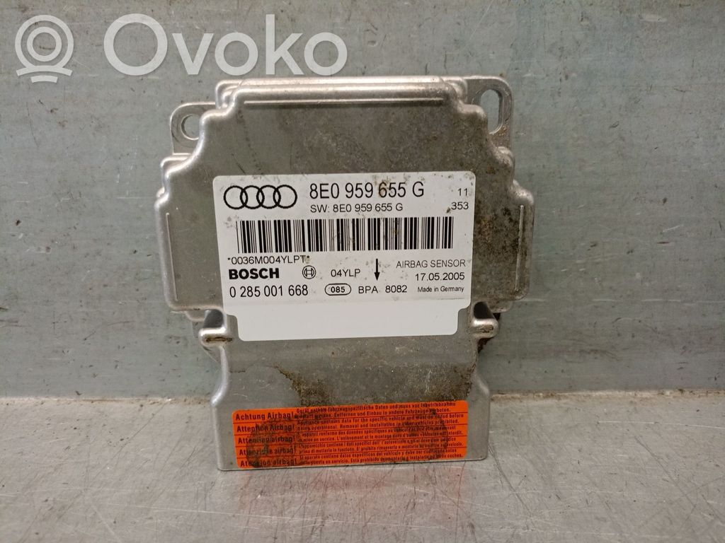 Audi A4 S4 B6 8E 8H Centralina/modulo airbag 