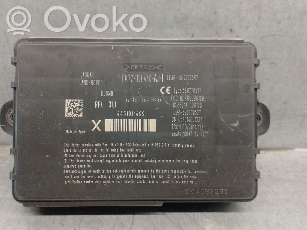 Land Rover Range Rover Velar Alte unități/module de control 