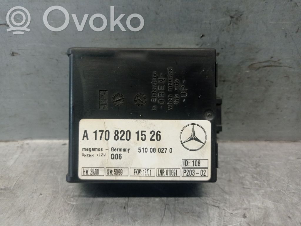 Mercedes-Benz SLK R170 Inne komputery / moduły / sterowniki 