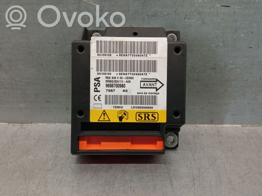 Centralina/modulo airbag   9656700980,5EKA7T0038047Z