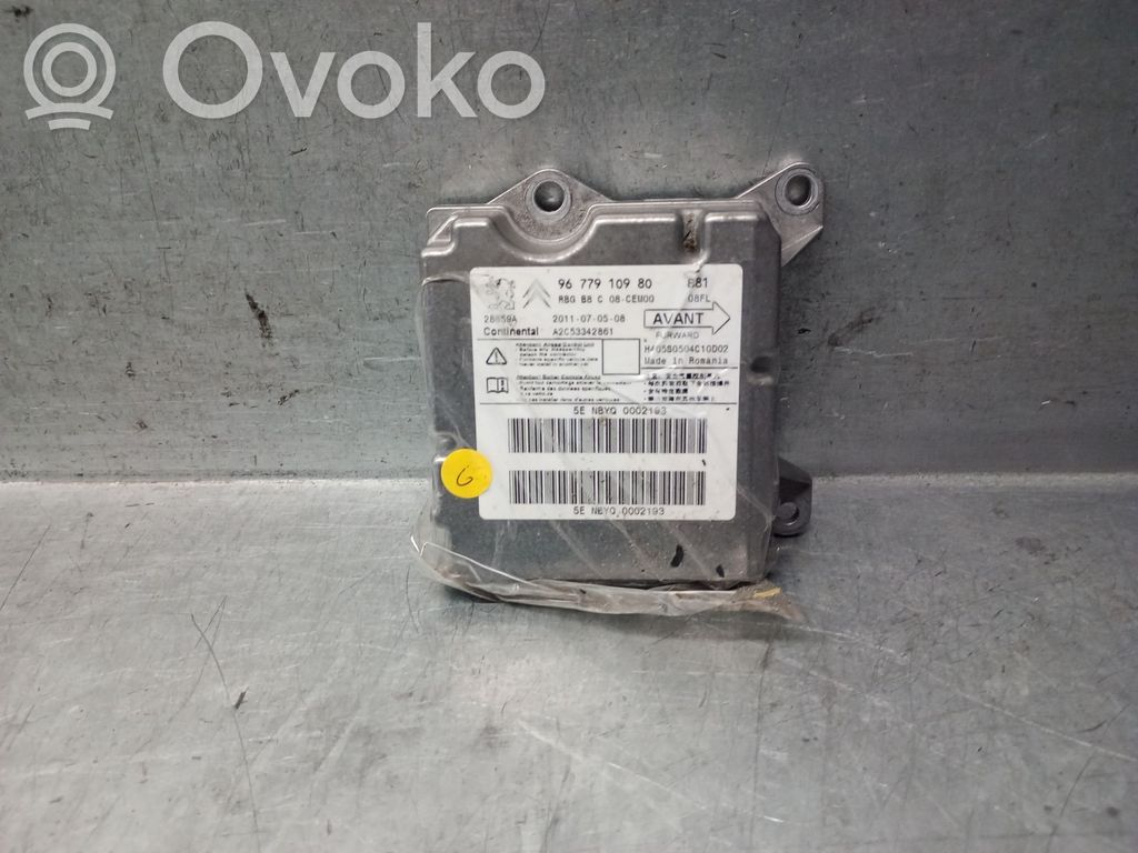 Citroen DS5 Module de contrôle airbag 