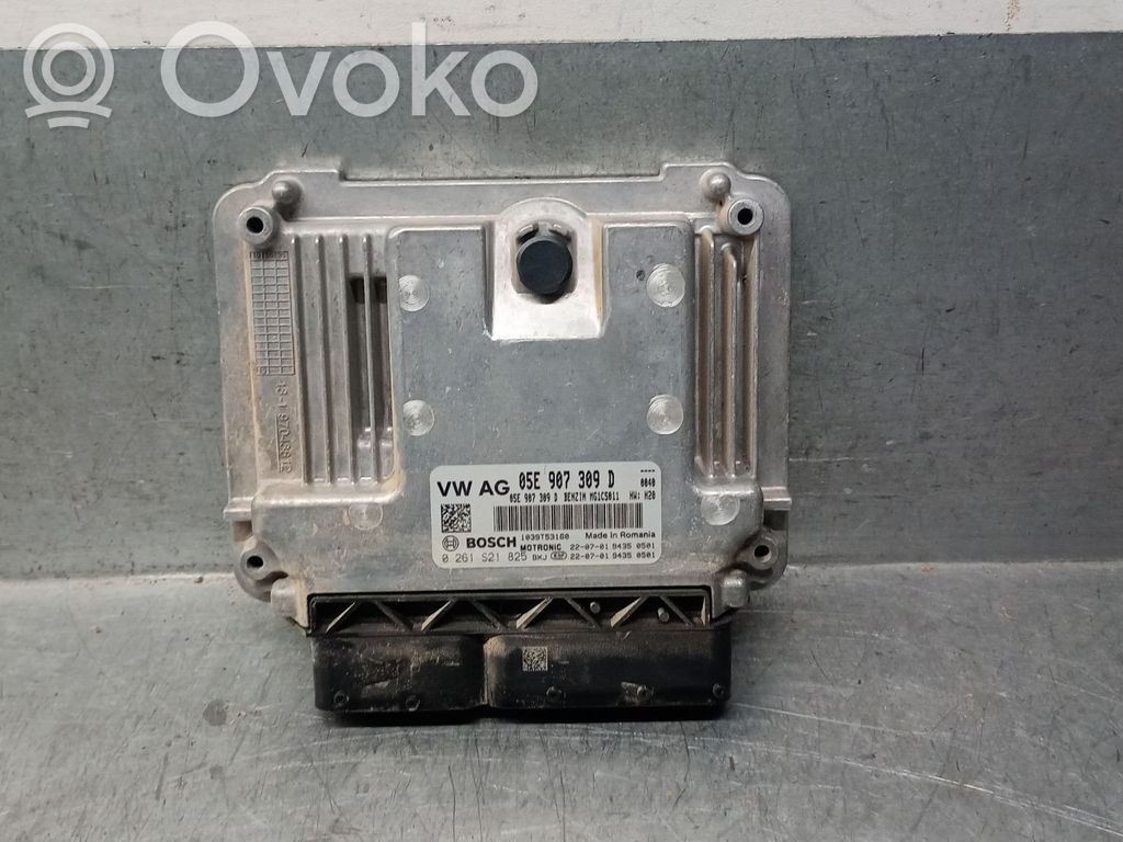 Unidad de control/módulo del motor   05E907309D,05E907309D,0261S21825BOSCH