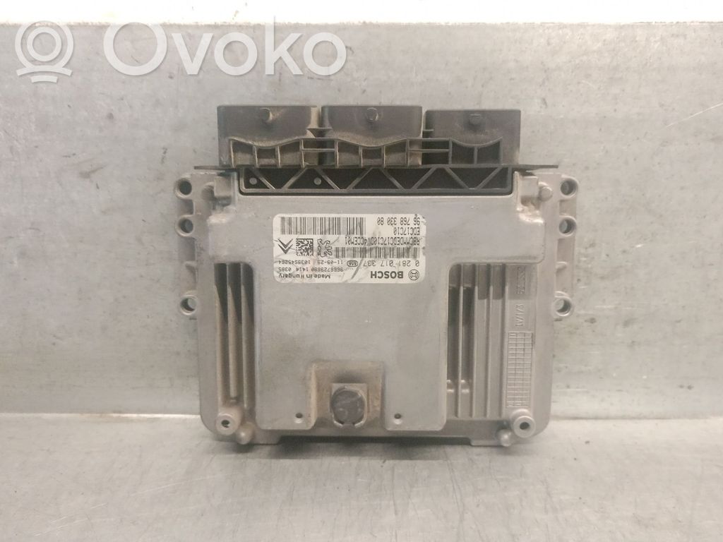 Engine control unit/module   9676833080,0281017337BOSCH
