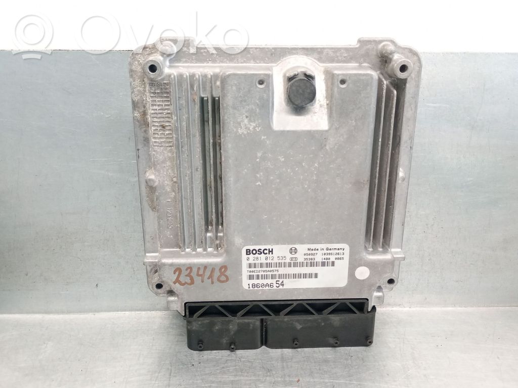 Engine control unit/module   1860A654,0281012535BOSCH