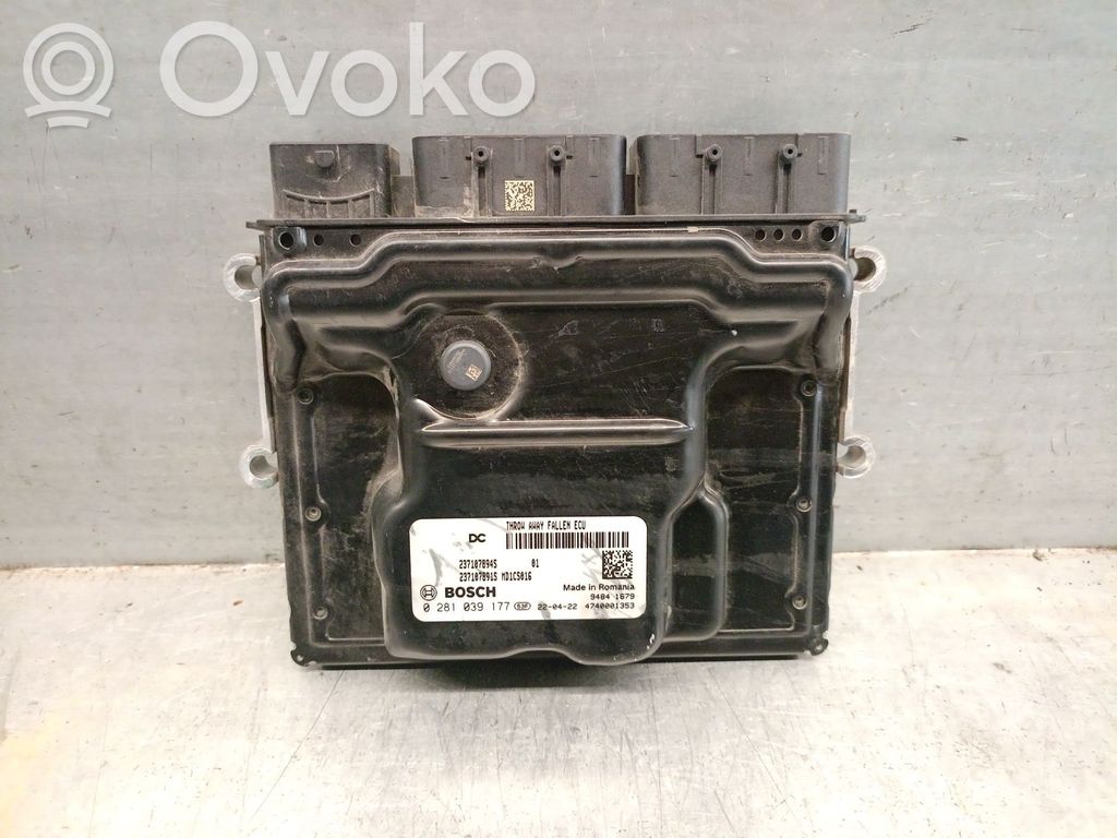 Unidad de control/módulo del motor   237107894S,0281039177BOSCH
