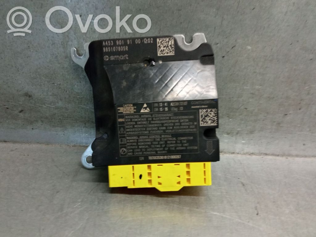 Smart ForFour II W453 Sterownik / Moduł Airbag 