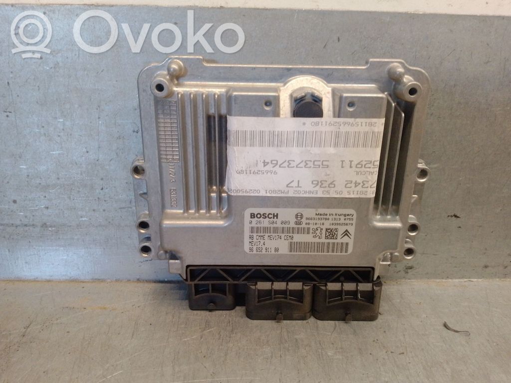 Engine control unit/module   9665291180,0261S04009BOSCH