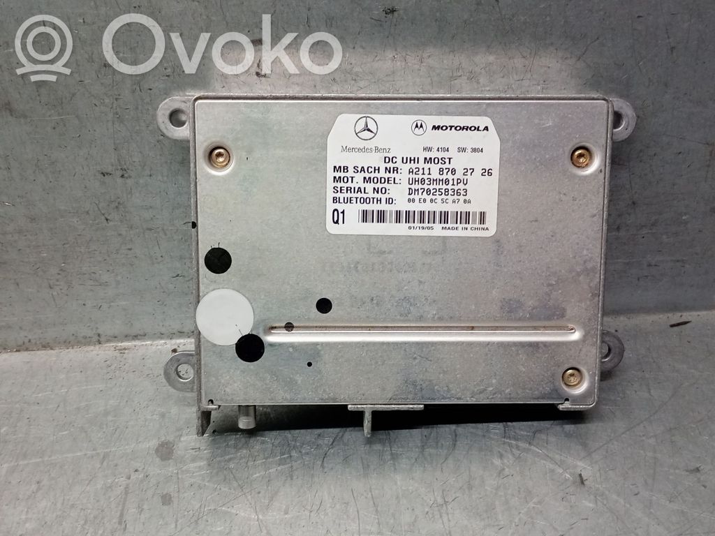 Mercedes-Benz ML W164 Autres unités de commande / modules