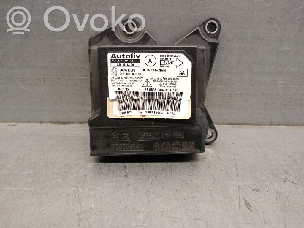 Peugeot Partner Unitate/modul de comandă airbaguri 