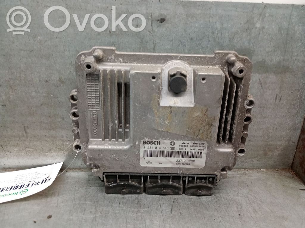 Unidad de control/módulo del motor   237100055R,0281014546BOSCH
