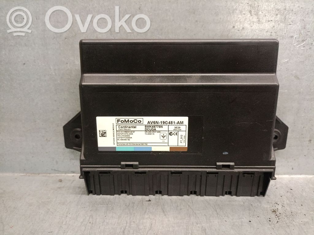 Module confort   AV6N19G481AM