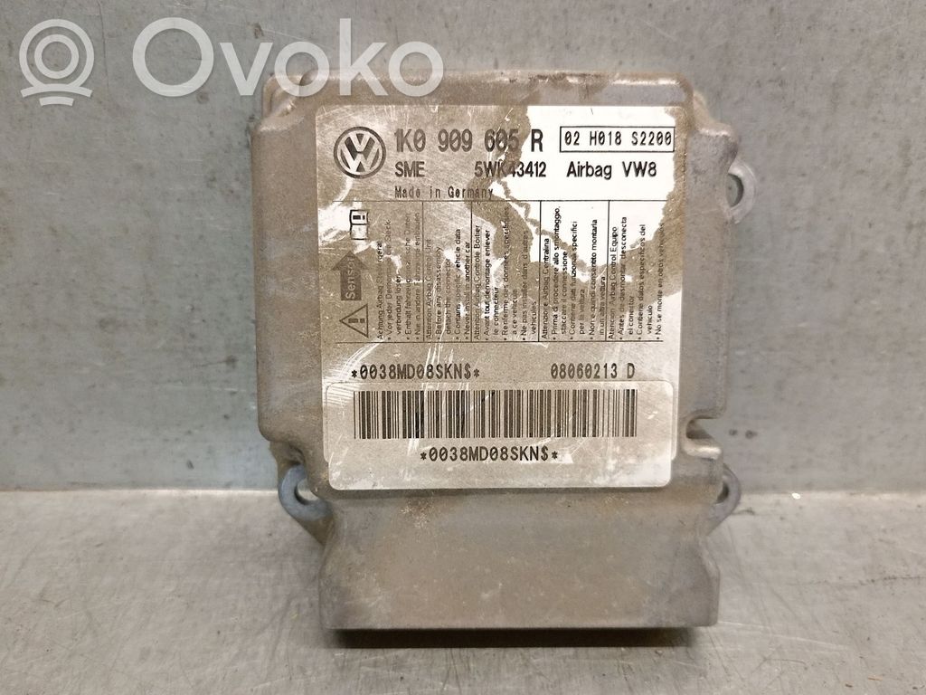 Volkswagen Jetta V Centralina/modulo airbag
