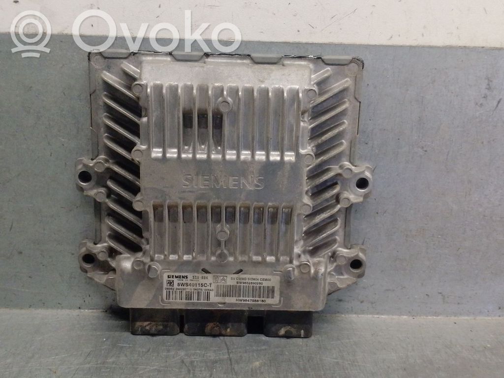 Unidad de control/módulo del motor   9652890280,5WS40115CSIEMENS