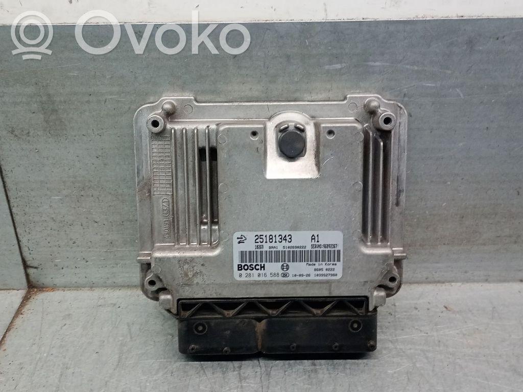 Sterownik / Moduł ECU   25181343,0281016588BOSCH