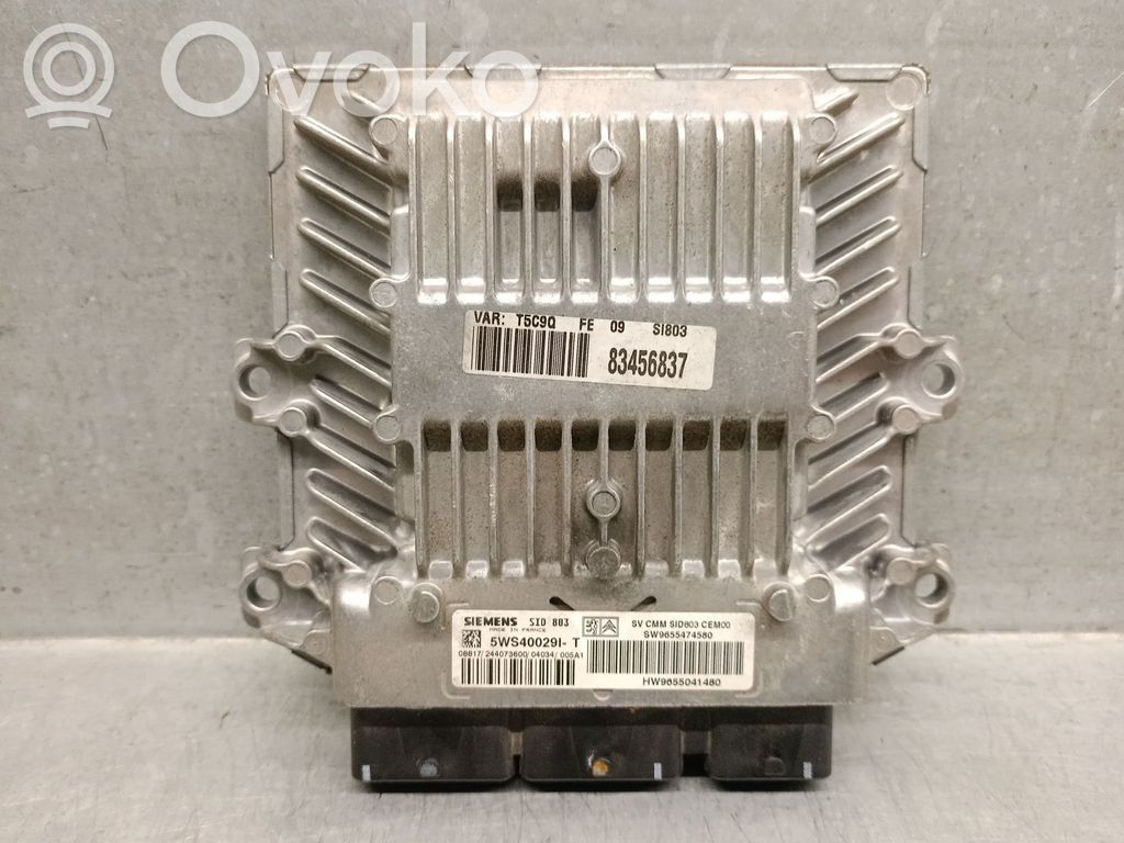 Peugeot 307 Engine control unit/module 