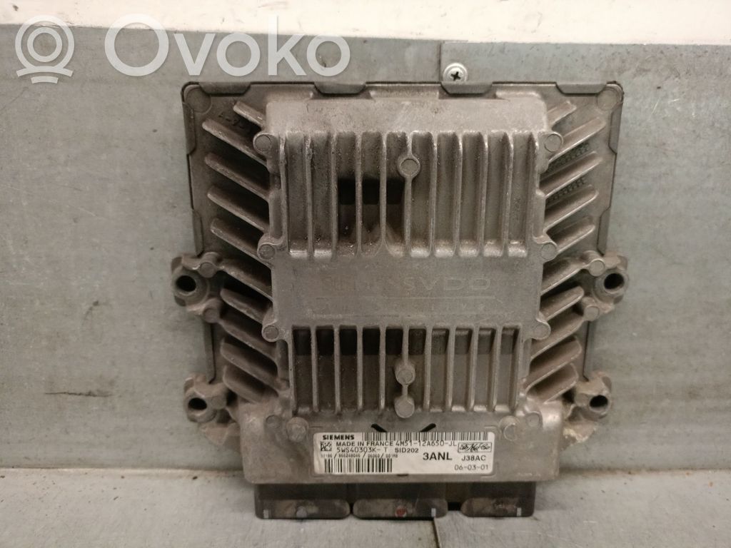 Engine control unit/module   4M5112A650JL,5WS40303KSIEMENS