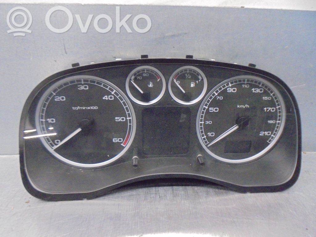 Peugeot 307 Tachimetro (quadro strumenti) 