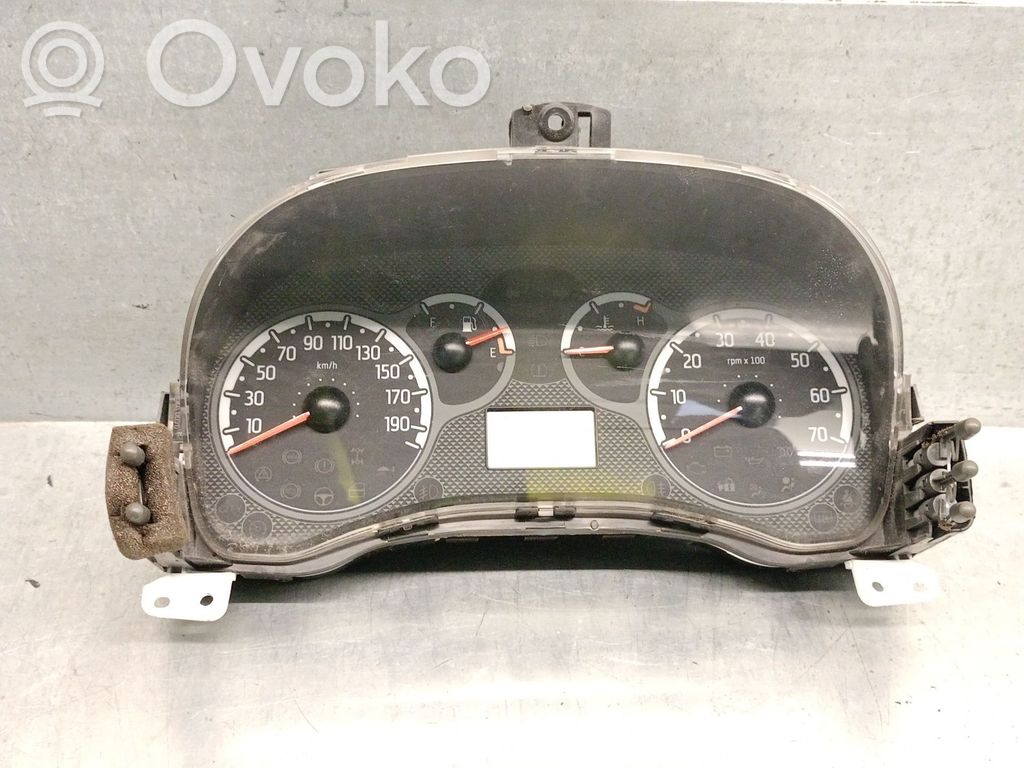 Fiat Panda II Vitezometru (grup de instrumente)