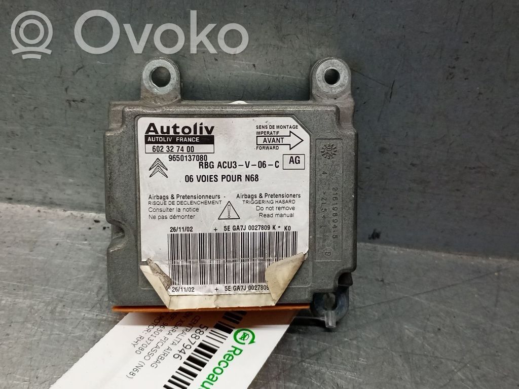 Citroen Xsara Airbag control unit/module 
