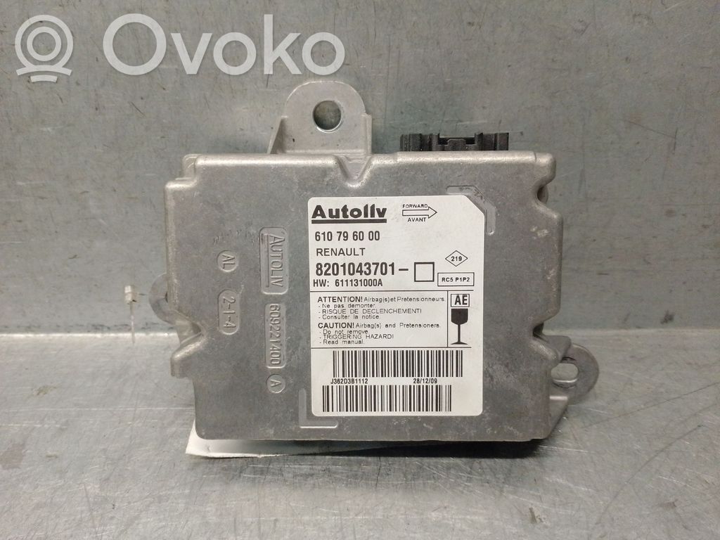 Renault Clio III Airbag control unit/module 