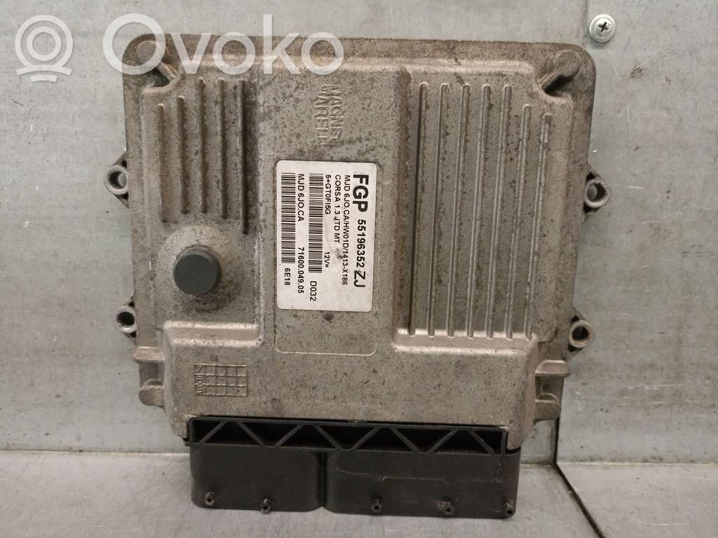 Engine control unit/module   55196352,7160004905